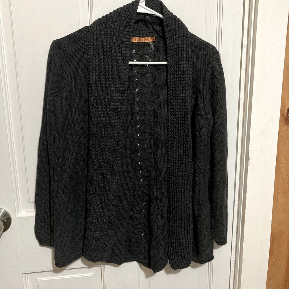 Belldini women’s cardigan dark gray size medium